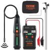 VEVOR Underground Cable Locator, 6.5 FT Max. Detection Depth, Wire Tracer Break Detector Finder with Earphone