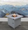 25" H x 30" W Steel Propane/Natural Gas Fire Pit Table