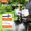 VEVOR ATV Spot Sprayer, 15.9 Gal/60 L ATV/UTV Broadcast Sprayer with A Nozzle Boom, 12 V Pump Weed Sprayer with Water Tank, 1.9 GPM Flow Rate