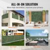 VEVOR Ivy Privacy Fence, 59 x 98 in Artificial Green Wall Screen, Greenery Ivy Fence with Strengthened Joint