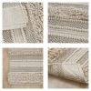 Woven Texture Stripe Bath Rug(22"W x 58"L)