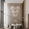 23.6-inch Fancy hanging ceiling lamps luxury modern pendant light crystal chandelier