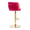 COOLMORE Vintage Bar Stools with Back and Footrest Counter Height Dining Chairs 2PC /SET