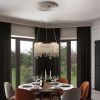 15.7-inch Fancy hanging ceiling lamps luxury modern pendant light crystal chandelier