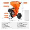 VEVOR Wood Chipper Shredder Mulcher 7HP Heavy Duty Gas Powered 3' 212cc 4.1 kW