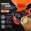 VEVOR Wood Chipper Shredder Mulcher 7HP Heavy Duty Gas Powered 3' 212cc 4.1 kW