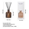 English Oak & Redcurrant Reed Diffuser 6.76oz - Essential Oil Sticks for Elegant Home Fragrance and Bathroom Accents