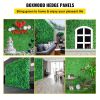 VEVOR Artificial Boxwood Panels, 14 PCS 20"x20" Boxwood Hedge Wall Panels, PE Artificial Grass Backdrop Wall 1.6"