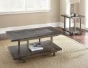Modern Cross Tie End Table - Beveled Glass Top, Contrasting Natural and Cherry Finish - Unique Accent Piece, Stylish Home Brightener