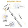19Pcs Hammer Punch Set Drift Pin Punch Kit with Brass Chromium Plastic Punches for Gunsmithing Maintenance Armorers Watch Jewelry Craft with Portable