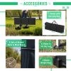 10'x20' Pop Up Canopy Tent with 6 Sidewalls, Ez Pop Up Outdoor Canopy for Parties, Waterproof Commercial Tent with 3 Adjustable Heights, Carry Bag