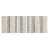 Woven Texture Stripe Bath Rug(22 x 58")