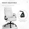Big and Tall 400lbs Executive Office Chair with Wide Seat, Computer Desk Chair with High Back PU Leather Ergonomic Upholstery