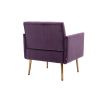 COOLMORE Accent Chair ,leisure single sofa with Rose Golden feet