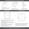 Bamboo Light Filtering Roman Shade 64"L