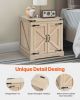 VEVOR Rattan Coffee Table Rectangle Rattan Coffee Table 2-Tier for Living Room