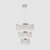 23.6-inch Fancy hanging ceiling lamps luxury modern pendant light crystal chandelier