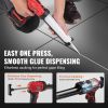 VEVOR Cordless Caulking Gun 10oz/300ml, 20V Electric Caulking Gun with 4 Adjustable Speeds