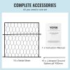 VEVOR 5 Pack Plant Protector from Animals 13.4'' x 13.4'' Metal Plant Cage