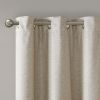 Tonal Printed Faux Silk Total Blackout Curtain Panel Pair(2 Pcs Window Panels)