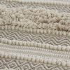 Woven Texture Stripe Bath Rug(22"W x 58"L)