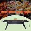 picnic party suitable for 4-6 people 33.5 √ó 23.7 √ó 11.8 inches length √ó width √ó heightPortable charcoal grill, small outdoor grill folding grill