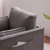 29.5 "W Modern Fabric Decorative Chair Armchair Upholstered Reading Chair Single Sofa Casual Club Chair with Solid Wooden Feet and 2 Pillow