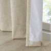 Tonal Printed Faux Silk Total Blackout Curtain Panel Pair(2 Pcs Window Panels)