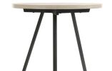 Neroli Gray Fabric Accent Chairs and Side Table Living Room Set