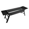 picnic party suitable for 4-6 people 33.5 √ó 23.7 √ó 11.8 inches length √ó width √ó heightPortable charcoal grill, small outdoor grill folding grill