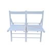FOLDING CHAIR-2/S, FOLDABLE STYLE -WHITE