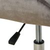Modern velvet fabric with chrome legs living room furniture dining chair, soft and comfortable, lift adjustment, free movement convenient