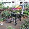Mobile Metal Raised Garden Bed Cart with Legs