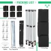 10'x20' Pop Up Canopy Tent with 6 Sidewalls, Ez Pop Up Outdoor Canopy for Parties, Waterproof Commercial Tent with 3 Adjustable Heights, Carry Bag