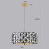 Modern Crystal Chandelier for Living-Room Round Cristal Lamp Luxury Home Decor Light Fixture