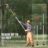 VEVOR 2-in-1 Cordless Pole Saw & Mini Chainsaw, 20V 4Ah Battery Pole Chainsaw