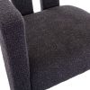 COOLMORE Contemporary Designed Fabric Upholstered Accent/Dining Chair /Barrel Side Chairs Kitchen Armchair for Living Room 2PC/SET