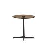 End Table Glass Top Side/End Drink Table - Tall Modern Round Accent Metal Nightstand Furniture for Living Room, Dorm, Home Office