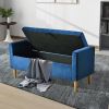 48'' Storage Ottoman Bench, Bench with Storage, for Entryway, Bedroom, Living Room