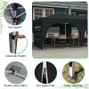 10'x20' Pop Up Canopy Tent with 6 Sidewalls, Ez Pop Up Outdoor Canopy for Parties, Waterproof Commercial Tent with 3 Adjustable Heights, Carry Bag