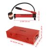 10ton Hydraulic Metal Punch Kit Red