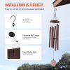 VEVOR Wind Chimes for Outside 45-Inch Aluminum Memorial Deep Tone Wind Chimes