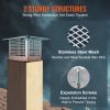 VEVOR Chimney Cap, 17 x 17 inch, 304 Stainless Steel Fireplace Chimney Cover, Not Easily Toppled & Practical Accessories & Easy Installation