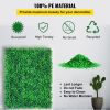 VEVOR Artificial Boxwood Panels, 14 PCS 20"x20" Boxwood Hedge Wall Panels, PE Artificial Grass Backdrop Wall 1.6"