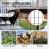VEVOR Hardware Cloth, 36'' x 50' Galvanized Wire Mesh Roll, 16 Gauge Chicken Wire Fence Roll, Vinyl Coating Metal Wire Mesh for Chicken Coop Barrier