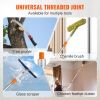 VEVOR Manual Pole Saw,4.6-9.8 ft Extendable Tree Pruner, Sharp Steel Blade for High Branches Trimming