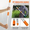 VEVOR Manual Pole Saw,4.6-9.8 ft Extendable Tree Pruner, Sharp Steel Blade for High Branches Trimming