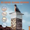 VEVOR Chimney Cap, 17 x 17 inch, 304 Stainless Steel Fireplace Chimney Cover, Not Easily Toppled & Practical Accessories & Easy Installation