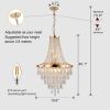 (Same as W1340102274/L5004) Gold Crystal Chandeliers