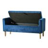 48'' Storage Ottoman Bench, Bench with Storage, for Entryway, Bedroom, Living Room